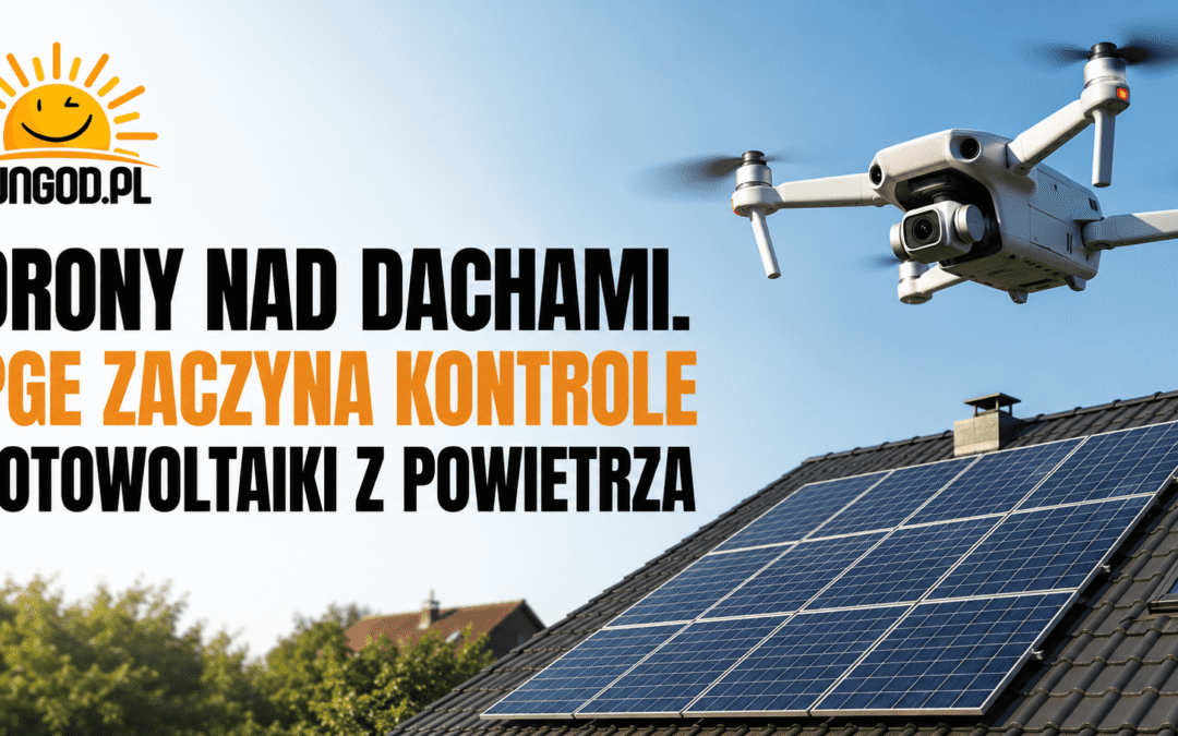 Drony nad dachami.